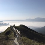 阿蘇谷の雲海の画像